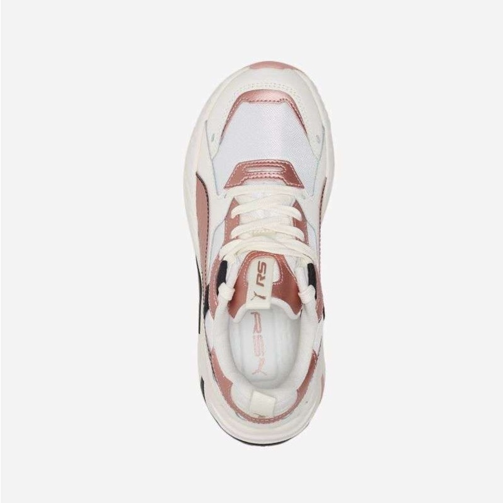 NIB PUMA RS-T White Black & Rose Gold Metallic Sneakers - Various Sizes - Picture 3 of 11